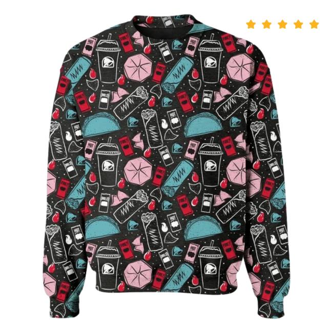 Taco Bell Cravings Hooded Sweatshirt