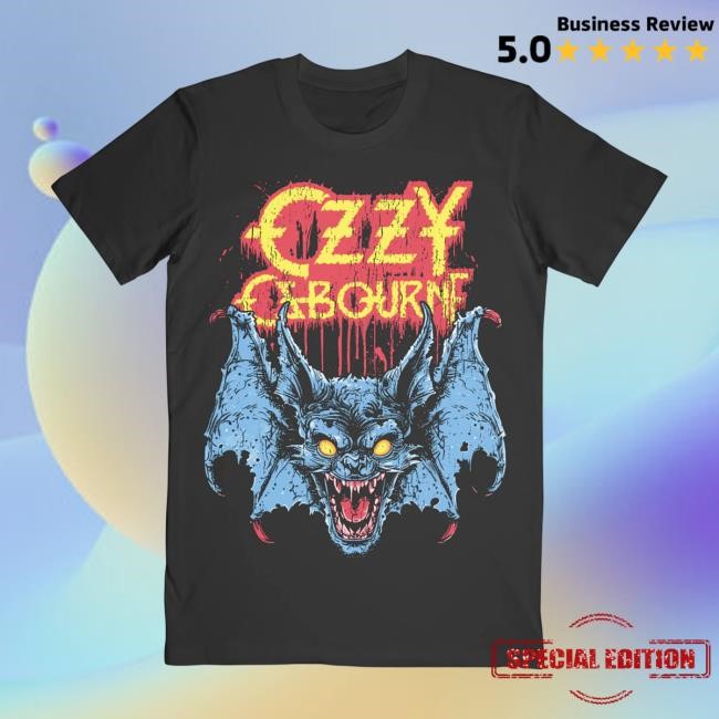 Ozzy Glowing Eyes Bat New Shirt Ozzy Osbourne Merch Store
