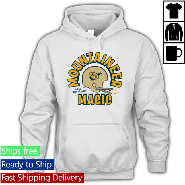 WVU Football Mountaineer Magic Long Sleeved T Shirt Official Homefield Merch WVU Football Mountaineer Magic Long Sleeve