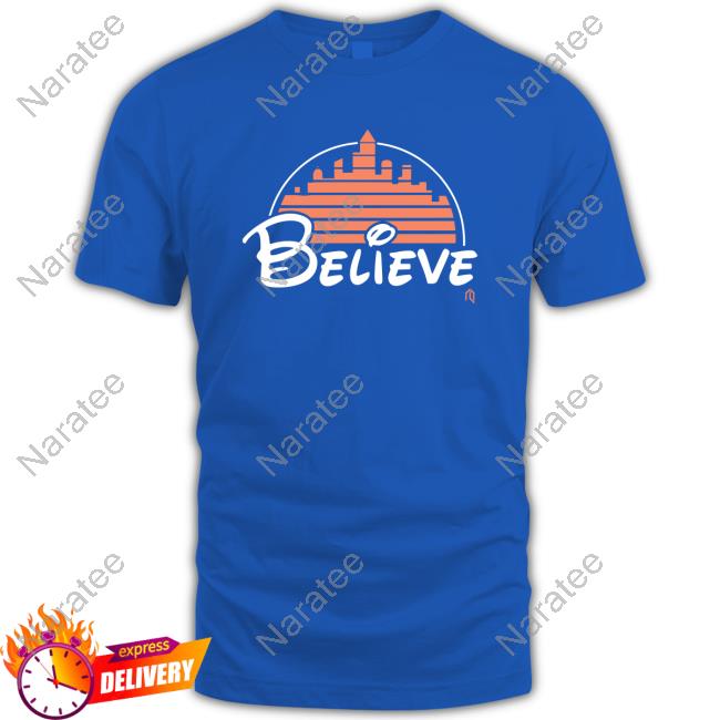 Official Athlete Logos Store Shop Walt Disney Believe Skyline T-Shirts