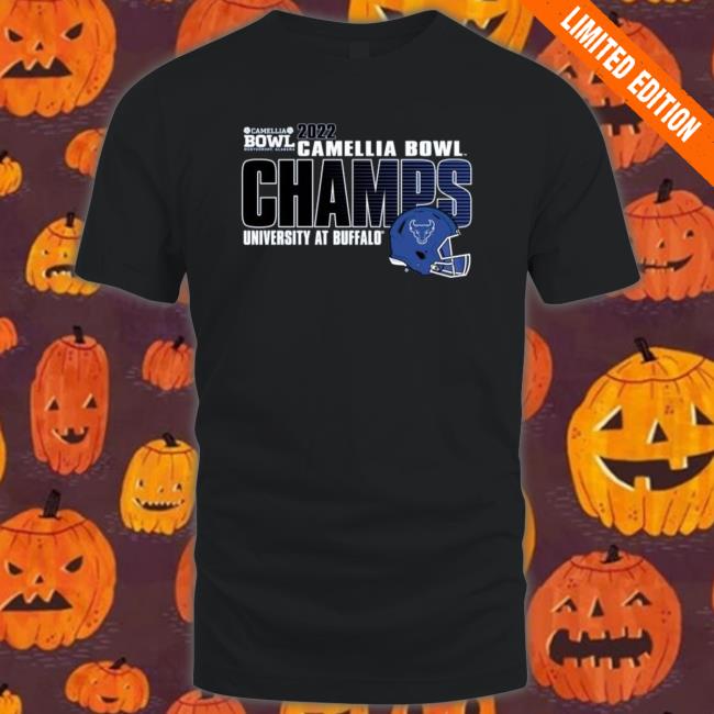 Top University At Buffalo Football 2022 Camellia Bowl Champion Tee