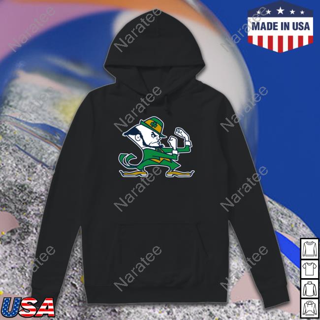 Notre Dame Fighting Irish Leprechaun School Logo Hoodie