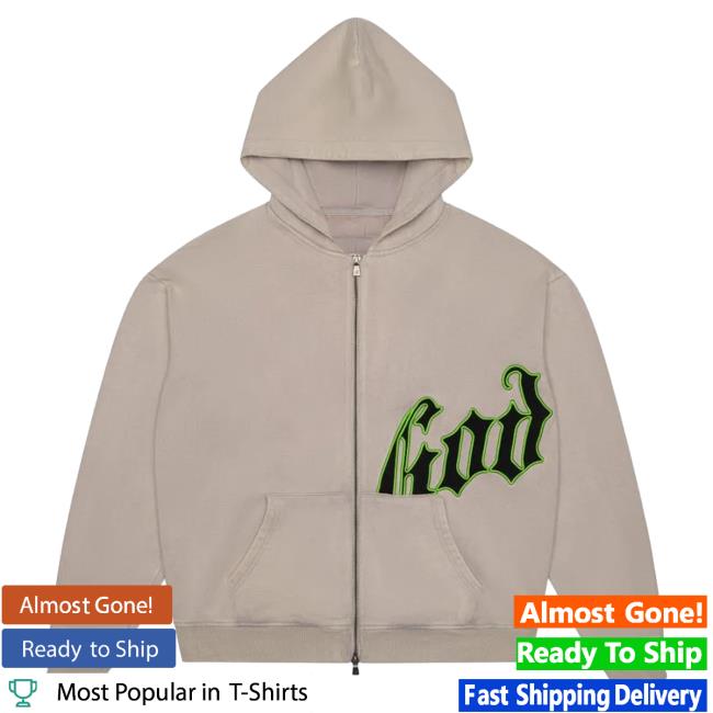 Official Godspeed Nyc Clothing Merch Og Logo Sweatshirt (Grey/Black/Green)
