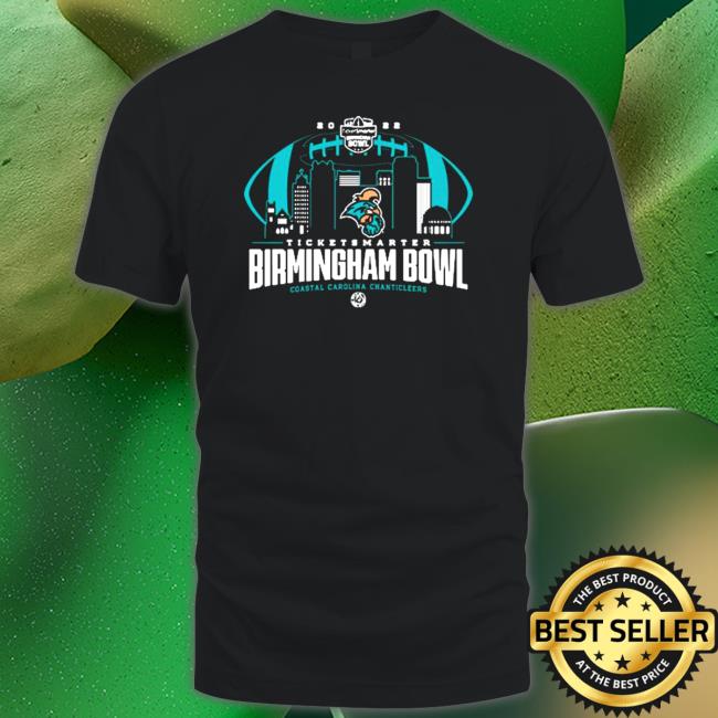 Official Coastal Carolina Chanticleers 2022 Birmingham Bowl Tee Shirt