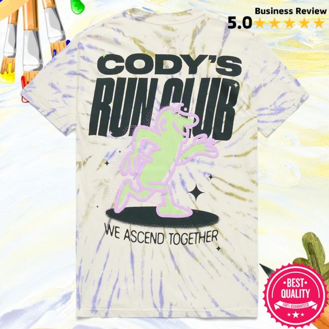 Official Codys Run Club Merch Store Cody's Run Club Runboy - Tees - Tiedye CodysRunClub Apparel Cody'sRunClub Clothing Shop