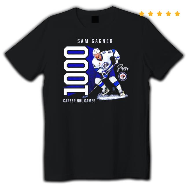 Sam Gagner Winnipeg Jets 1000 Career Games Crewneck Sweatshirt
