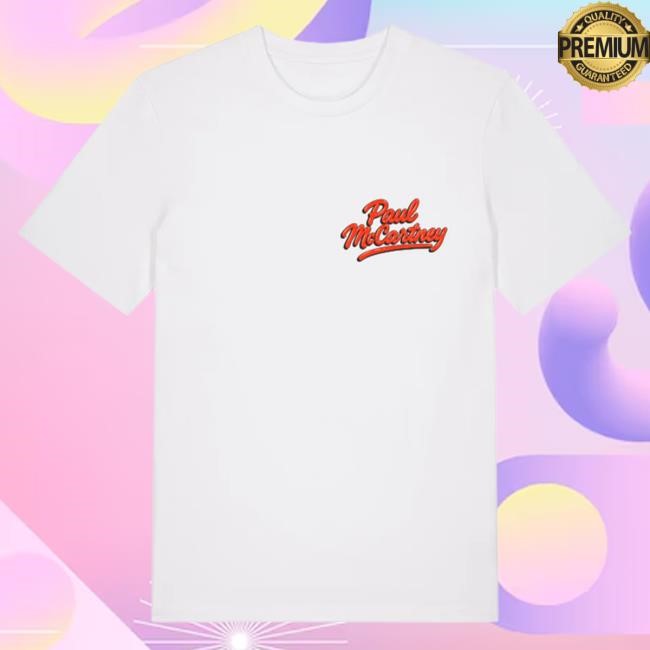 Official Paul Mccartney Merch Store Got Back 2025 Albuquerque Event New Shirt