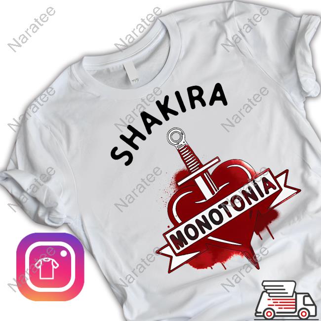 Shakira Merch Monotonía Tee Shirt