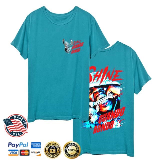 Quando Rondo Official Merch Store Shop Shine Photo Graphic T-Shirt