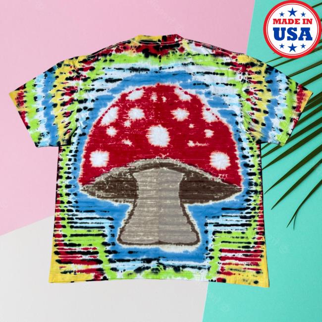 Official The Tie Dye Company Mushroom Tie Dye New Shirt