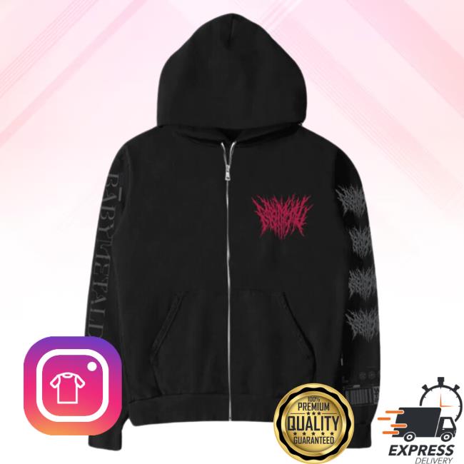 Official Baby Metal Merch Store BabyMetal "Metalverse Gateway" Crewneck Sweatshirt Baby Metal Apparel Clothing Shop