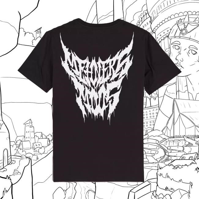 Mehnersmoos - S/s Shirt - Meddal - Black- Krasser Stoff