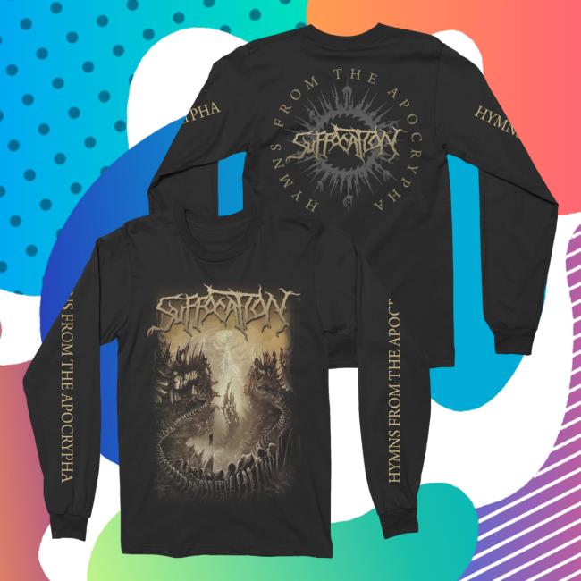 Official Night Shift Store Shop Suffocation - Hymns From The Apocrypha Long Sleeve Tshirt Nightshift Merch