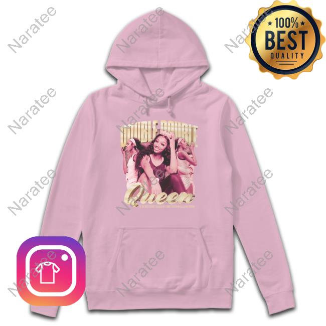Angel Reese Merch Angel Reese Double-Double Queen Hoodie
