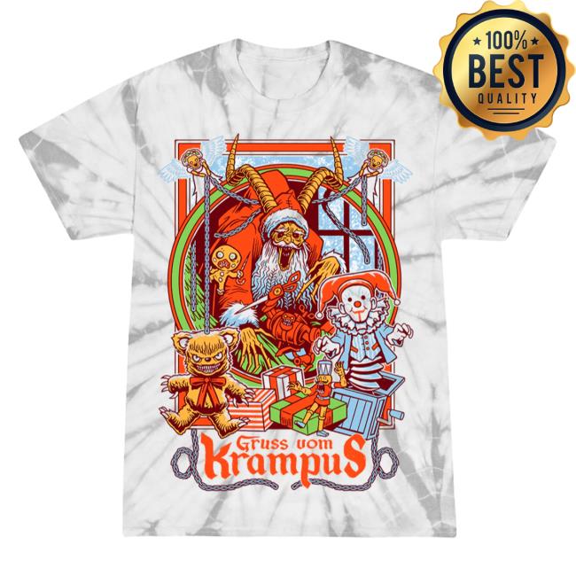 Official Cavity Colors Krampus Cheerful Creepout 3D Tie Dye Hot Shirt Cavitycolors