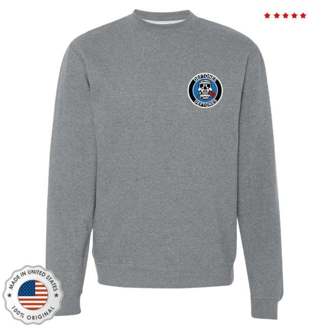 Official Deftones Merch Store Deftones Skull Popover Sweatshirt