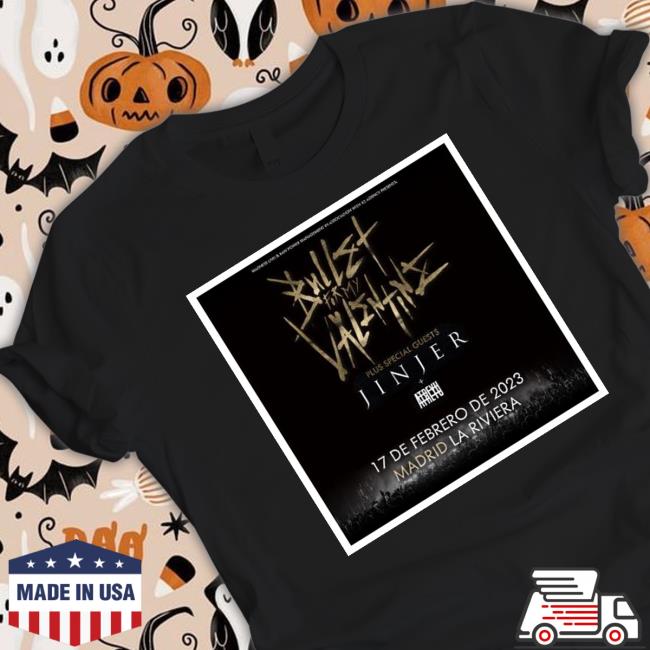 Bullet For My Valentine Jinjer Atreyu 17 De Febrero De 2023 Madrid La Riviera Shirt