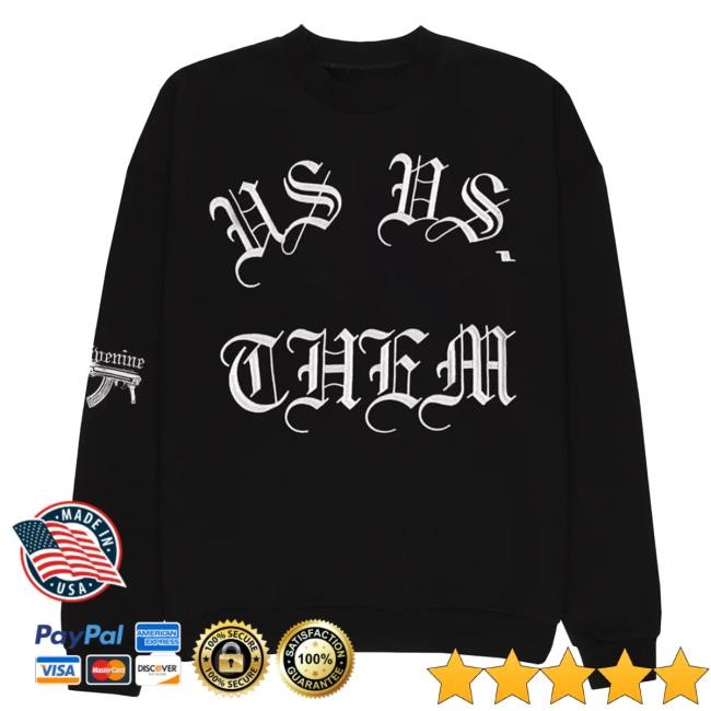 G59 Records Official Merch Us/Never/Them French Terry Top Crewneck Suicideboys
