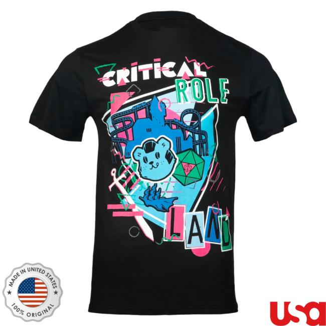 Official Critical Role Merch Store Critical Role Land Shirts CriticalRole Shop