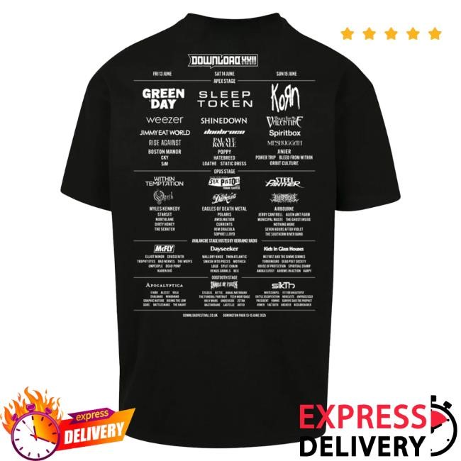 Download Festival Download Castle 2025 Event Tees Download Festival Merch Store Shop Official