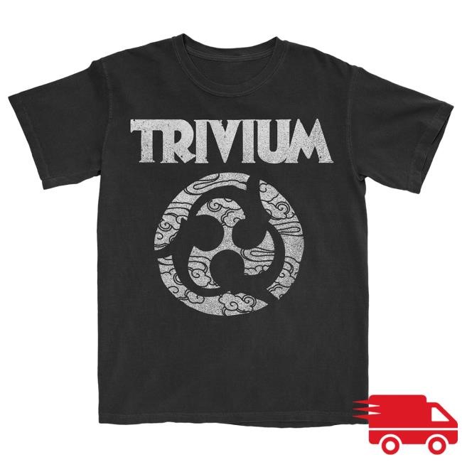 Trivium Merch Swirl Logo New Shirt