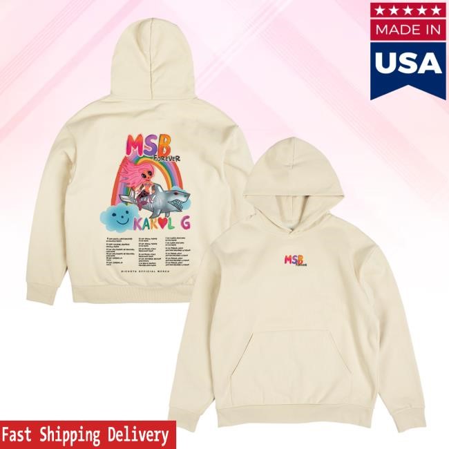 Karol G Official Merch Store Msb Forever Tour T-Shirt Shopkarolg Clothing Apparel Karol G