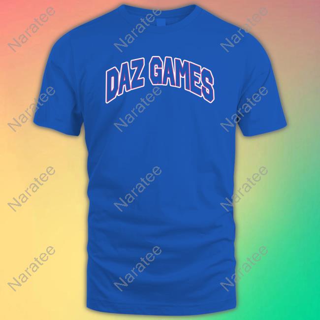 Daz Black Merch Black Daz Games Outlined Logo Shirt