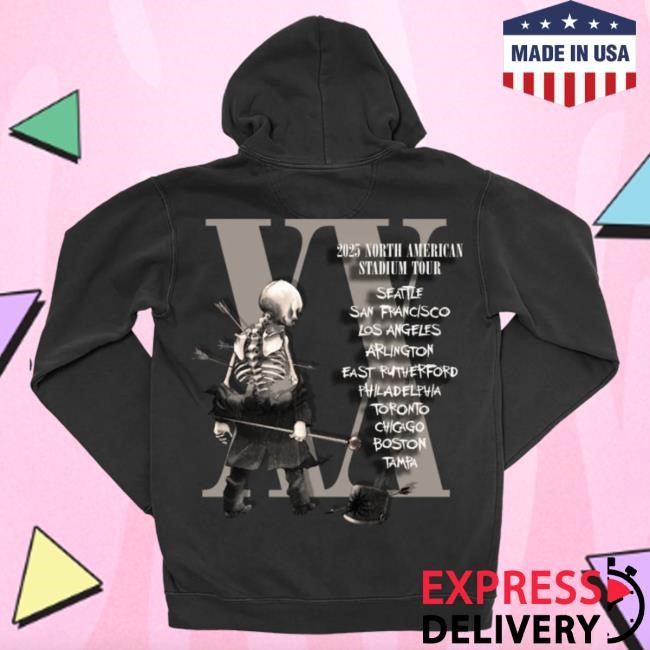 Official My Chemical Romance The Black Parade Tour Zip Hood