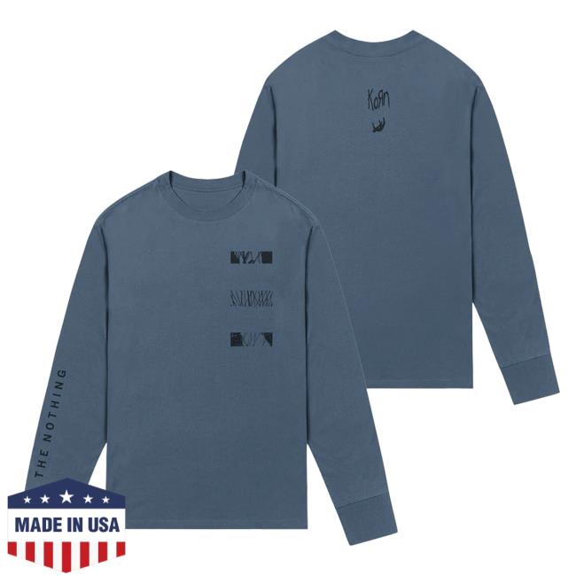 Official Korn Clothing Store Shop Merch Korn Wire Boxes The Nothing Long Sleeve Hot Shirt
