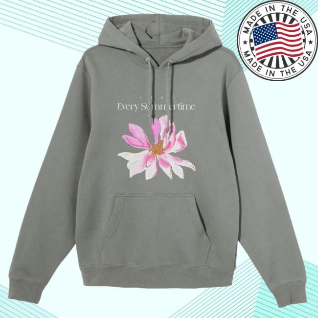 Niki Every Summertime Grey LS Hoodie Official Niki Merchandise