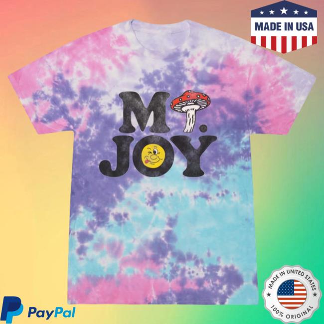 Official Mt Joy Merch Store Mushroom Tie Dye Tshirt Cotton Candy Mt. Joy