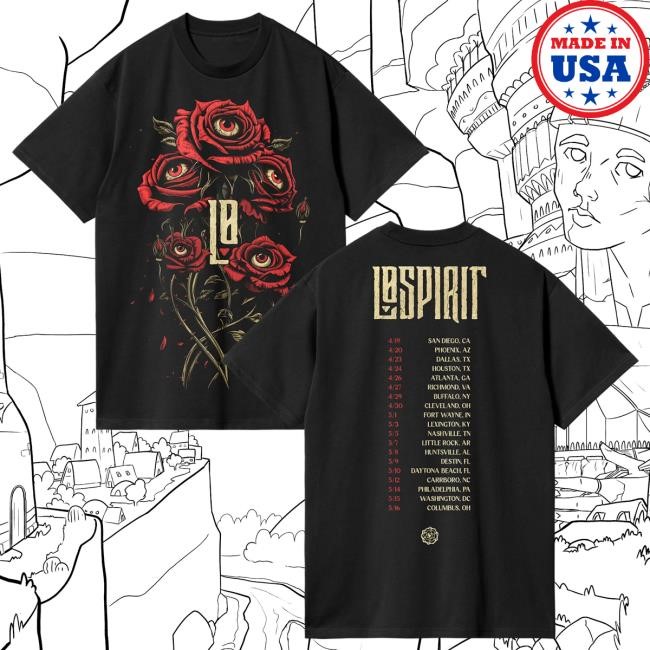 Official Lo Spirit Merch Shop Rose Eye Tour New Shirt Lo Spirit