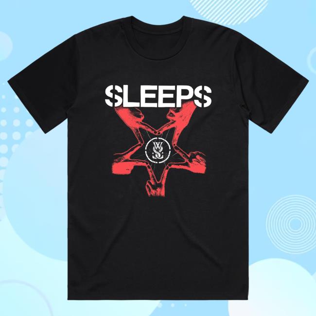 Official While She Sleeps Merch Bar While She Sleeps - Self Hell Moonlight Attractive Shirt Black MerchBar