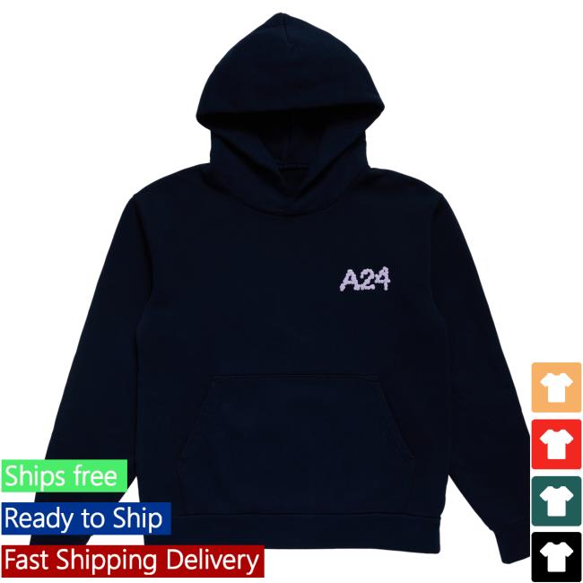Official A24 Merch Store A24 Films Navy Dots Sweater A24 Shop