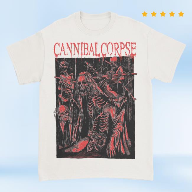 Official Cannibal Corpse Merch Store Bound Remains New Shirt Natural CannibalCorpse