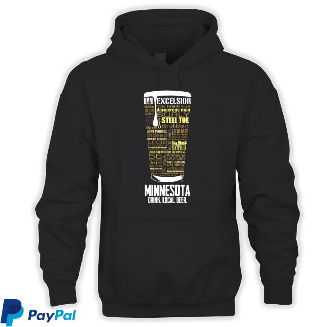 Official Minnesota Drink Local Beer Tee Shirt