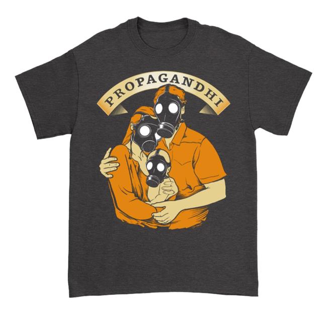 Propagandhi Merch Family Gasmask Shirt