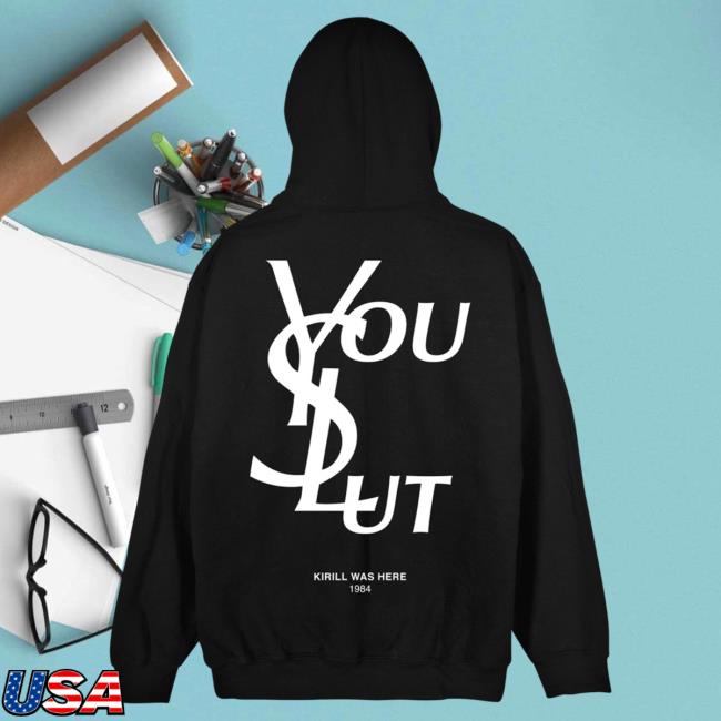 Official Linda Finegold Store Shop You Slut Black Sweatshirts Lindafinegold Clothing
