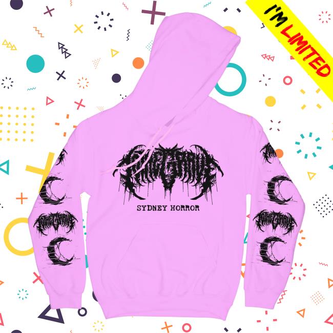 Official To The Grave Rising Merch To The Grave - Sydney Death Pink Pullover Sweatshirt Risingmerch