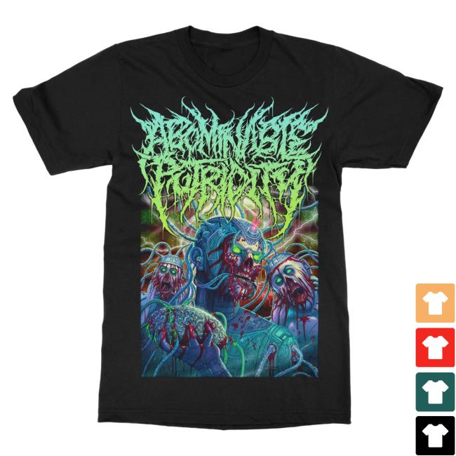 Official Indie Merch Store Shop Abominable Putridity "Visual Tyranny" Hot Shirt Indiemerchstore