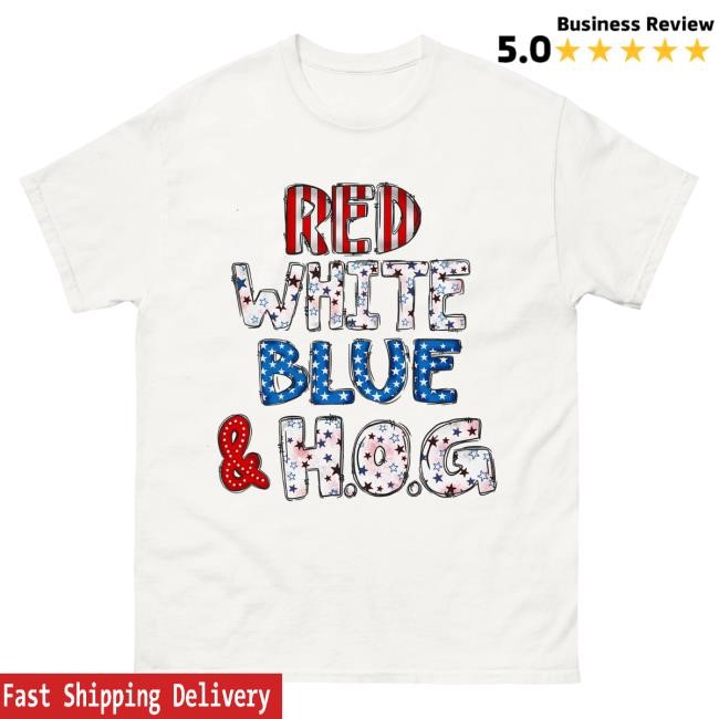 Official Hang Over Gang "Red, White, Blue & HOG" New Shirt HangOverGangOfficial