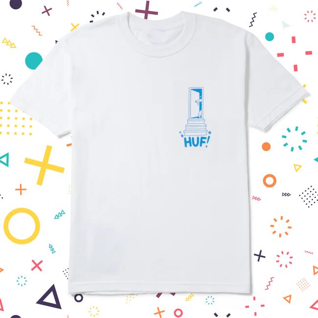 Official Huf Worldwide Store Shop Cosmic Trip Top Shirt White Hufworldwide