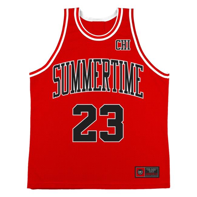 Official John Summit Merch Summertime Chi Basketball Jersey Tank