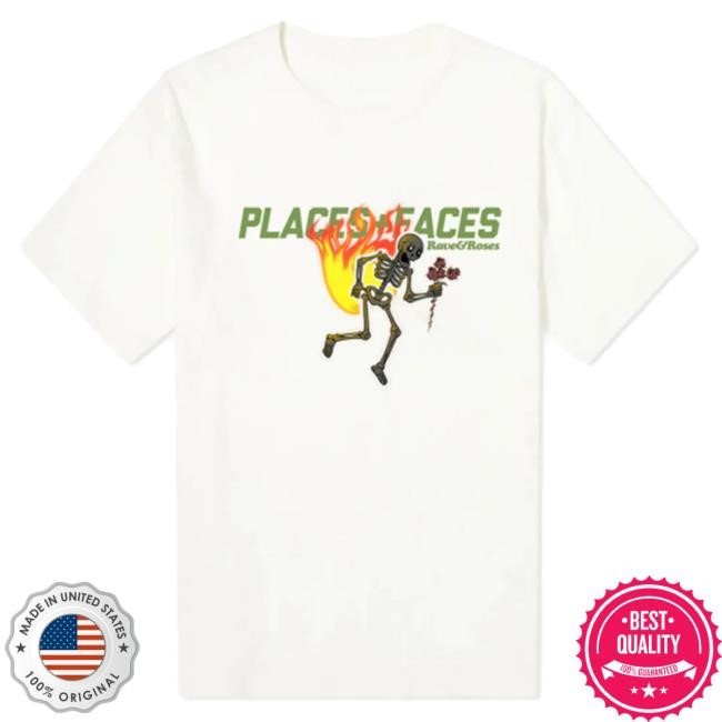 Official Rema White New Shirt - Collab Rema X Places + Faces