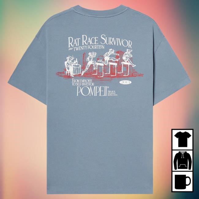 Rat Race Marengo Blue Tee | Buy Official Pompeii Apparel