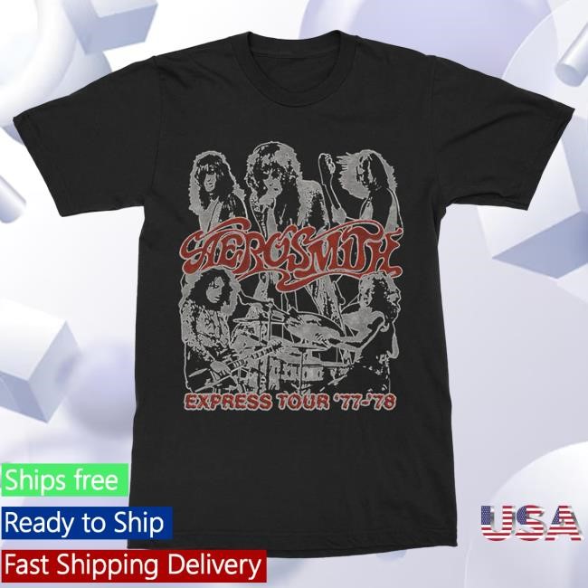 Official Aerosmith Store Express Tour '77-'78 Tees