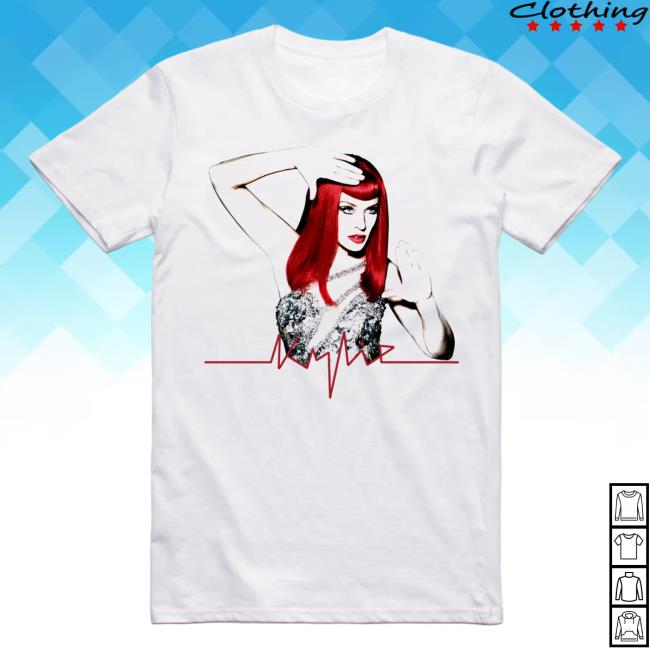 Official Kylie Minogue Merch Store Shop Kylie Minogue Tension Shirt (White) KylieMinogue