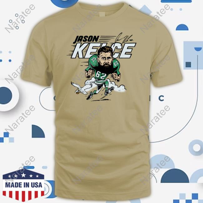 Official Philadelphia Eagles Jason Kelce Signature T-Shirts