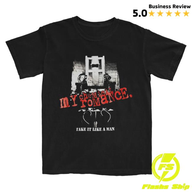 Official Mcr Merch Store Shop Warner Records My Chemical Romance Take It Like A Man Popover Shirt WarnerRecords