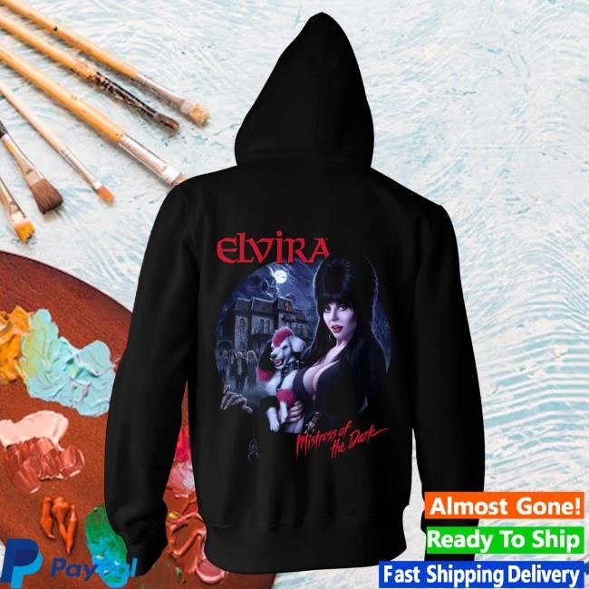Official Cavity Colors Merch Store Shop Elvira's Haunted House Party) - Zip-Up Pullover Hoodie CavityColors